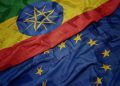 EU and Ethiopia Flag